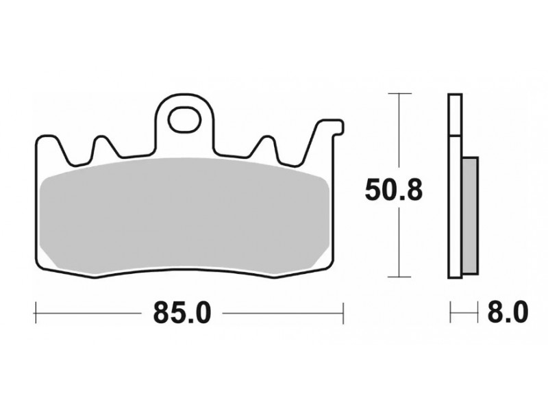Тормозные колодки SBS Performance Brake Pads / HHP, Sinter 900HS